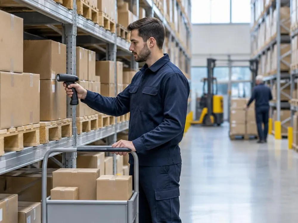 Orderverwerking in het magazijn